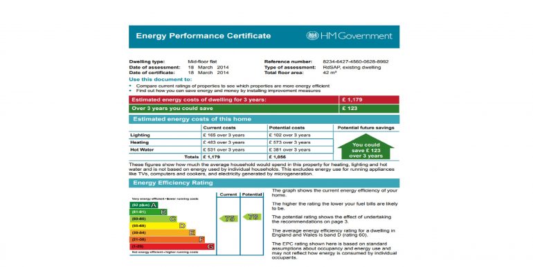 8 SPRINGFEILD COURT EPC